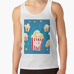 Popcorn Panic   Popcorn Power    Popcorn Frenzy Tank Top RB1212
