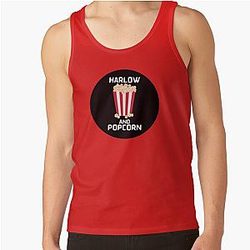 Harlow And Popcorn The Pony Stickers  Tank Top RB1212