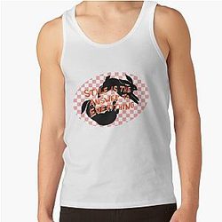 Harry Styles Tank Tops - Harry Styles Love on Tour Bunnies with checkers Tank Top RB2103