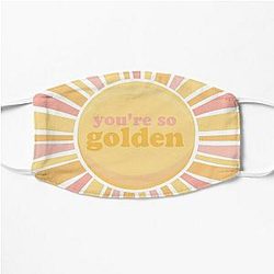 Harry Styles Face Masks - you're so golden  Flat Mask RB2103