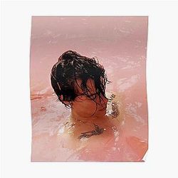 Harry Styles Posters - on waters harry pink Poster RB2103