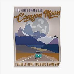 Harry Styles Posters - hs canyon moon  Poster RB2103
