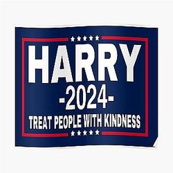 Harry Styles Posters - Harry 2024, Treat People With Kindness Poster RB2103