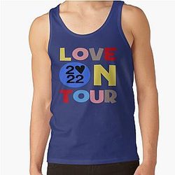 Harry Styles Tank Tops - Harry Styles Love On Tour 2022 Tank Top RB2103