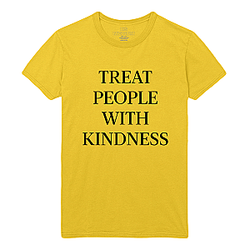Harry Style T-shirts - Treat People With Kindness Yellow Tee SP2911