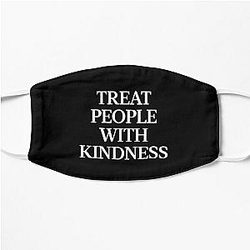 Harry Styles Face Masks - Original Treat People with Kindness Sticker  Flat Mask RB2103