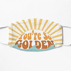 Harry Styles Face Masks - You're So Golden Flat Mask RB2103