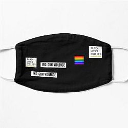 Harry Styles Face Masks - harry styles guitar sticker Flat Mask RB2103