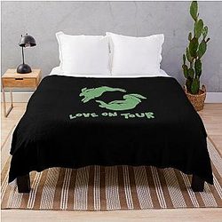 Harry Styles Blanket - Love On Tour Harry Styles Green Throw Blanket RB2103
