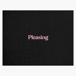 Harry Styles Puzzles - Harry Styles Pleasing Sticker - Pink  Jigsaw Puzzle RB2103