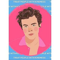 Harry Styles Posters – Pink Chest Harry Styles Poster