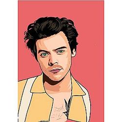 Harry Styles Posters – Pink Background Harry Styles Poster