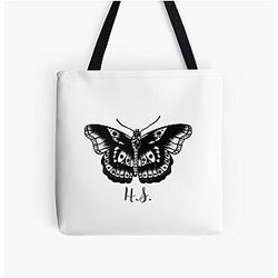 Harry Styles Bags - HARRY STYLES BUTTERFLY All Over Print Tote Bag RB2103