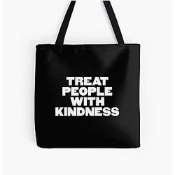 Harry Styles Bags - TREAT PEOPLE WITH KINDNESS - HARRY STYLES All Over Print Tote Bag RB2103