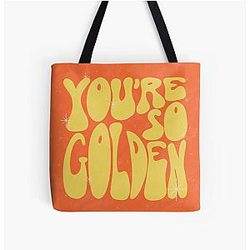 Harry Styles Bags - You're So Golden All Over Print Tote Bag RB2103