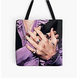 Harry Styles Bags - harry styles All Over Print Tote Bag RB2103