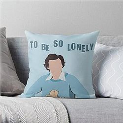 Harry Styles Pillows - To be so lonely - Harry Styles - Fine Line Throw Pillow RB2103