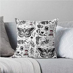 Harry Styles Pillows - Harry styles tattoos Throw Pillow RB2103