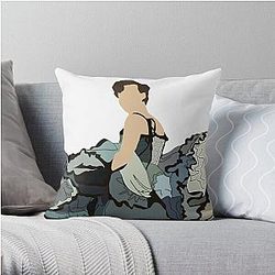 Harry Styles Pillows - harry styles - vogue Throw Pillow RB2103