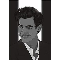 Harry Styles Posters – Black and White Vibes Harry Styles Poster