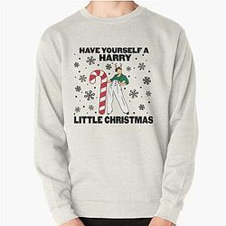 Harry Styles Sweatshirts - Harry Styles T-ShirtHarry Little Christmas Pullover Sweatshirt RB2103