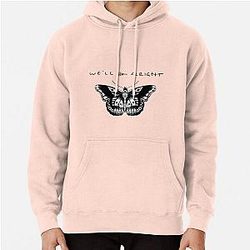 Harry Styles Hoodies - Harry Styles Fine Line Handwriting Butterfly Tattoo Blue Pullover Hoodie RB2103