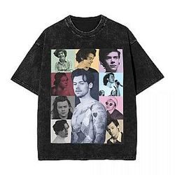 Harry Styles Washed T-shirts - The Eras Collage Edition