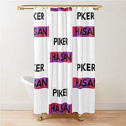 Hasan Piker Active Shower Curtain