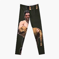 Hasan Piker and Dog Leggings
