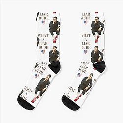 Hasan Piker What a Liar Dude Twitch Meme Socks
