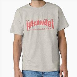 HasanAbi Flame Logo Classic T-Shirt to HasanAbi Flame Classic T-Shirt