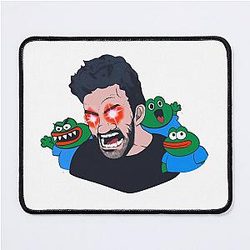 Hasan Piker - Hasanabi Rage Cartoon Mouse Pad
