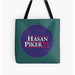 Hasan Piker Classic All Over Print Tote
