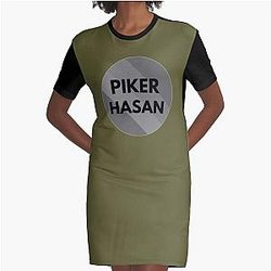 Hasan Piker Classic T-Shirt Dress