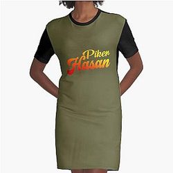 Hasan Piker Active Graphic T-Shirt Dress