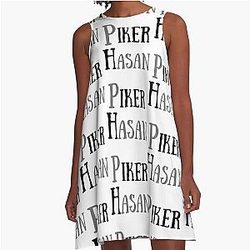 Hasan Piker Classic A-Line Dress