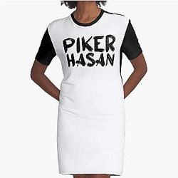 Hasan Piker Classic Graphic T-Shirt Dress