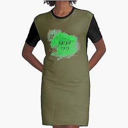 Hasan Piker Active Graphic T-Shirt Dress