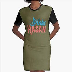 Hasan Piker Classic Graphic T-Shirt Dress