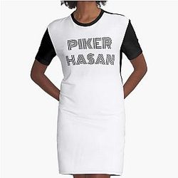 Hasan Piker Active Graphic T-Shirt Dress