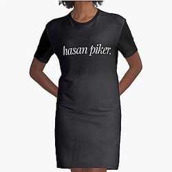Hasan Piker Classic Graphic T-Shirt Dress