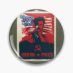 Hasan Piker Classic Pin