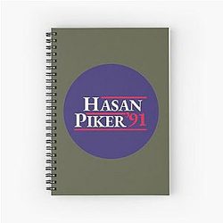 Hasan Piker Classic Spiral Notebook