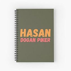 Hasan Piker Spiral Notebook