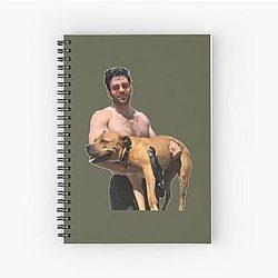 Hasan Piker and Happy Spiral Notebook