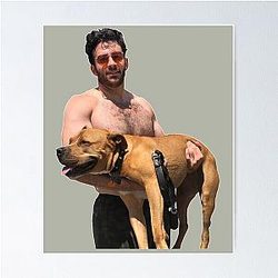 Hasan Piker and Happy Dog Poster