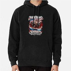 Slaughter To Prevail Hatebreed Worldwide Brutality American Flag Pullover Hoodie