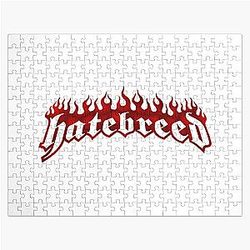 hatebreed logo Red flame Jigsaw Puzzle