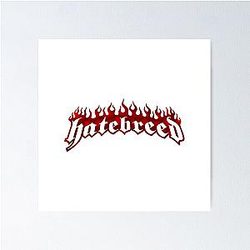 hatebreed logo Red flame Poster