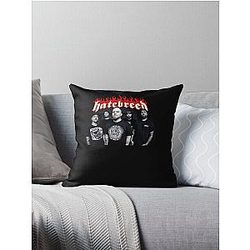 hatebreed all out personil Throw Pillow